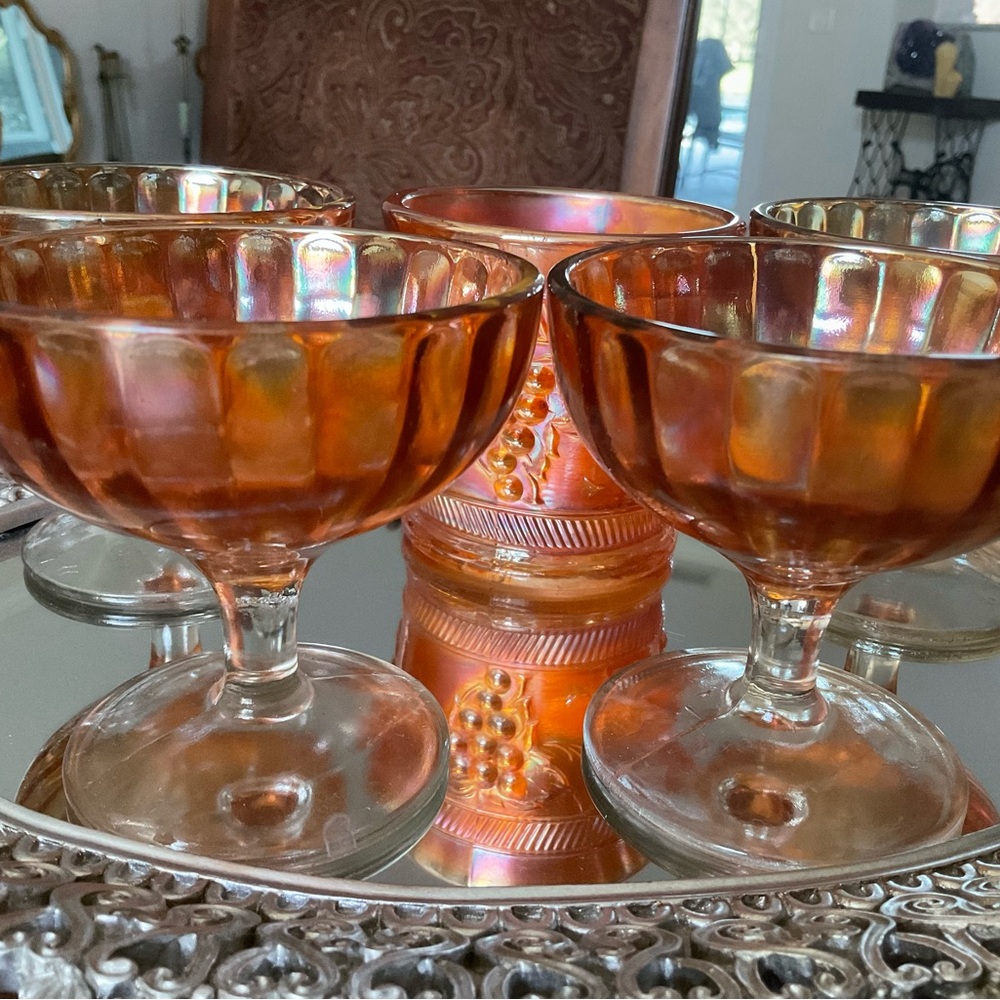 Bundle vintage Marigold carnival glasses